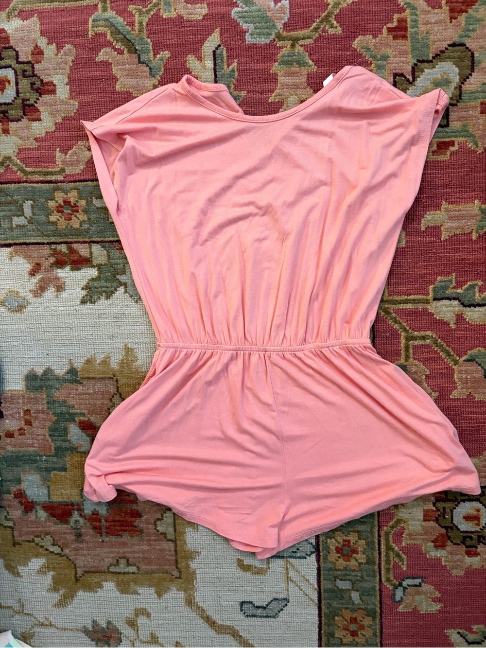 Good Girl Peach Romper Size Large